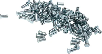 Produktbild von 100 Stück Reifenbolzen, starker Anti-Rutsch-Spike für ATV, UTV, Gabelstapler, Geländewagen, Silber, 13 mm