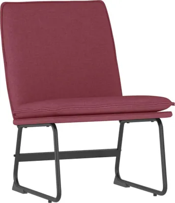 Zdjęcie produktu dla vidaXL Fotel wypoczynkowy wino czerwone 52x75x76 cm tkanina