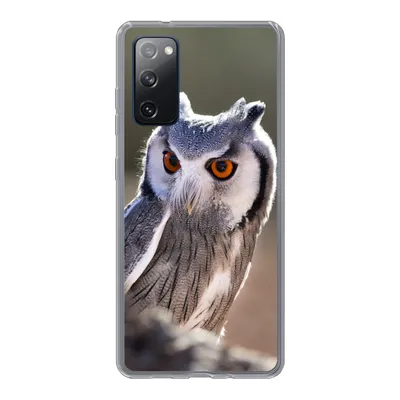 Produktbild von MuchoWow® Handyhülle Schutzhülle Hülle für Samsung Galaxy S20 FE Eule - Makro - Tier Silikon Softcase Handy Hülle - Abdeckung