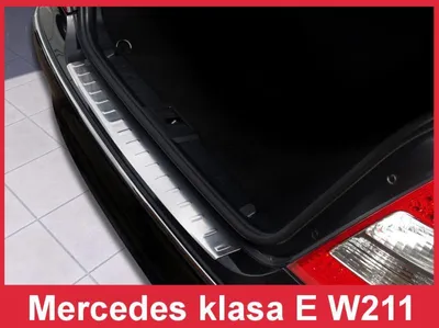 Immagine prodotto di Protezione bordo baule Mercedes Classe E 2002-2009 (W211, opaco)