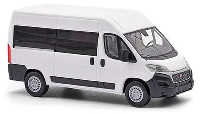 Produktbild von Busch 54650 - 1/87 Fiat Ducato Bus, Weiß FORMNEUHEIT - Neu