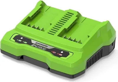 Image de Greenworks 24V double chargeur 4A G24X2UC4 (sans batterie)