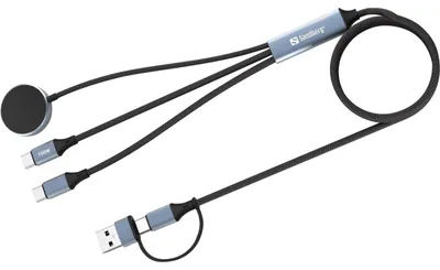 Produktbild von SANDBERG 3in1 Reiseladekabel 100W mit Datenübertragungsfunktion