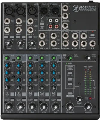 Obrázok produktu pre Mackie 802VLZ4, 8 kanály/kanálov, 13 W
