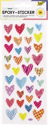 Produktbild von folia Epoxy-Sticker ABC 3D-Effekt