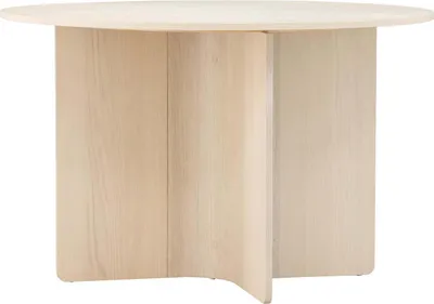 Image de FURNLUX Table à manger Tyreso Beige 120cm / Hauptfarbe : Beige / Dimensions : 120 x 120 x 76 cm