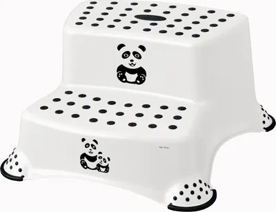 Obrázok produktu pre KEEEPER Dvojitý schodík na WC/umývadlo "Panda", biely
