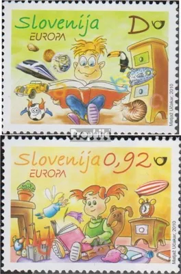 Produktbild von Briefmarken Slowenien 2010 Mi 851-852 (kompl.Ausg.) postfrisch Europa: Kinderbücher
