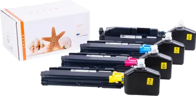 Produktbild von 4-farbig [ black/cyan/magenta/yellow ] RainbowKit Toner 3.5-TK5280KCMY-KIT kompatibel mit Kyocera TK-5280K [ 1T02TW0NL0 ]  Seiten: 46.000