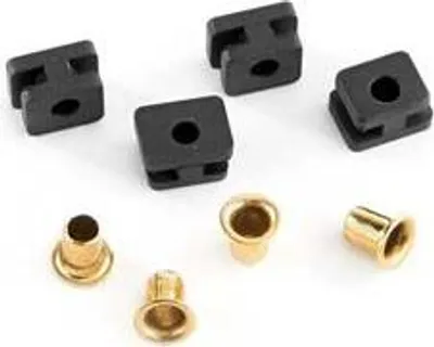 Produktbild von ARRMA AR390141, Tüllen-Set, Metall, Gummi, Gold, Schwarz
