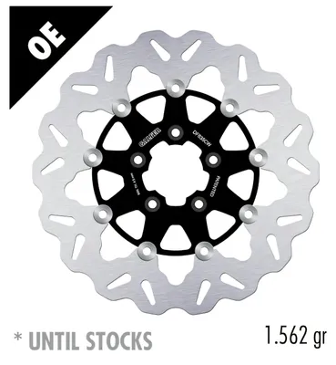 Obrázek produktu pro Brzdový kotouč Galfer DF835CW WAVE®, kompletní, plovoucí, přední, rozměry 300x5 mm, pro motocykly Harley