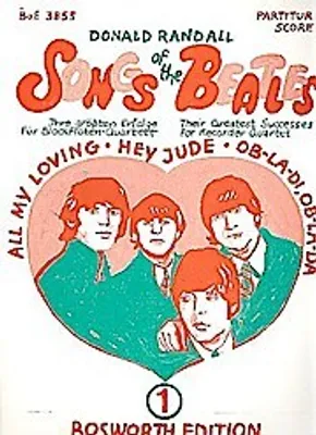 Produktbild von Songs of the Beatles Band 1für 4 Blockflöten (SATB)
