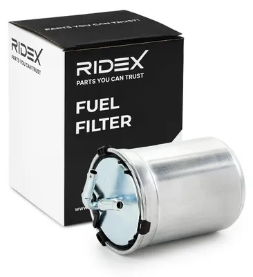 Produktbild von Kraftstofffilter RIDEX 9F0057 Dieselfilter für VW POLO (9N) Leitungsfilter