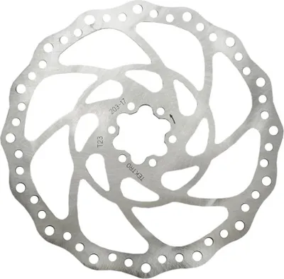 Produktbild von TEKTRO TW-180-17 brzdový kotouč, Ø 180 mm, 6 otvorů, pro brzdy Dorado e-bike, stříbrný