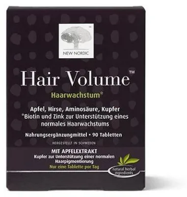 Image de NEW NORDIC Hair Volume Comprimés pour la croissance des cheveux, 90 comprimés