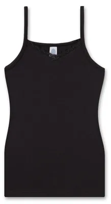 Produktbild von Mädchen-Unterhemd Schwarz