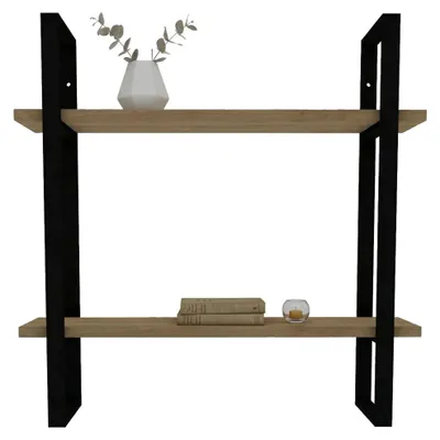 Produktbild von Picerno - Regal, 70x22x70h cm Eiche Braun, 2 Böden