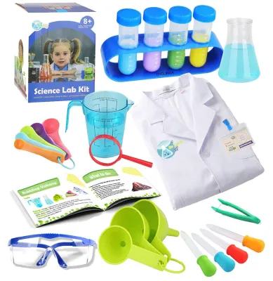 Obrázok produktu pre Sada experimentov pre deti, vrátane laboratórneho plášťa