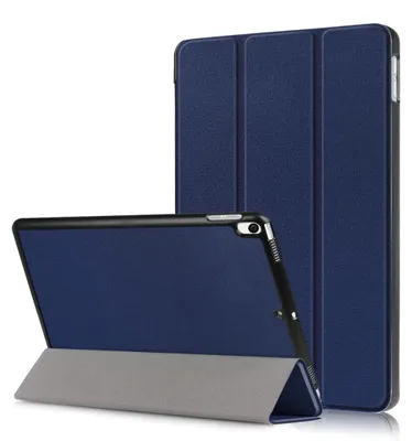 Produktbild von Mobigear Dreifach-Faltetui für iPad Air 3 (2019) – Klapphülle – Dunkelblau