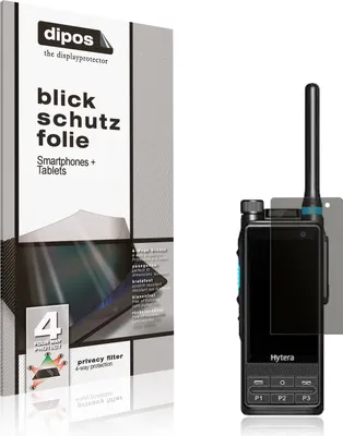 Produktbild von Blickschutzfolie für Hytera PTC680 matt Schutzfolie Folie Display Schutz dipos