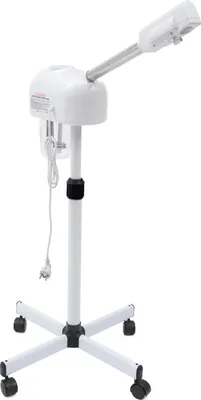Produktbild von Gesichtsbedampfer & Gesichtssauna - DT-118 - Ozon-Sterilisation - LCD-Timer - 360° Drehung - Höhenverstellbar - 750 W - EU-Stecker - Weiß