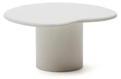 Produktbild von Couchtisch Macarella 77 x 83 x 41 cm Zement Weiß Wohnaccessoire Ablage Neu