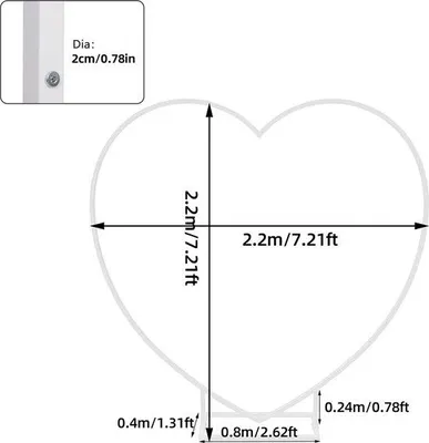 Immagine prodotto di Lanciamonelli da matrimonio in metallo a forma di cuore - Lanciamonelli a 360° - Decorazione di sfondo - Lanciamonelli per matrimoni - Decorazioni per feste in giardino e in interni