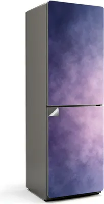 Obrázek produktu pro Abstraktní čáry a bubliny - Nálepka na ledničku - Samolepící fólie na ledničku - Kuchyňské dekorace - 60x190 cm