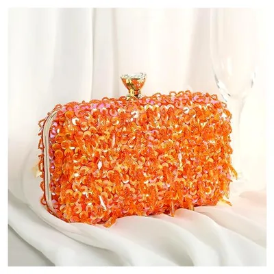 Produktbild von Damen Clutch Tasche mit Glitzer und Pailletten