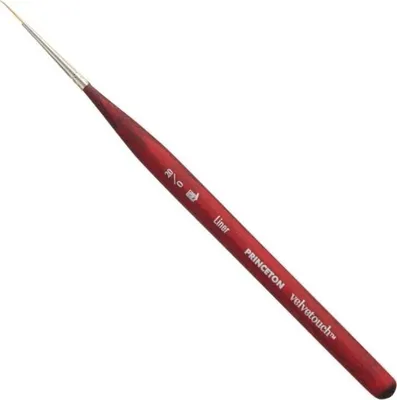 Immagine prodotto di Princeton Brush Velvetouch Multi-Technique Synthetic Liner Mini Round Brush 20/0 1 pz
