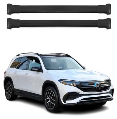 Obrázek produktu pro Příčné střešní nosiče pro Mercedes EQB X243 2022-2026 Hliník Černá 2x