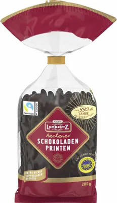 Obrázek produktu pro Lambertz Aachener Schokoladen Printen hořká čokoláda 200g