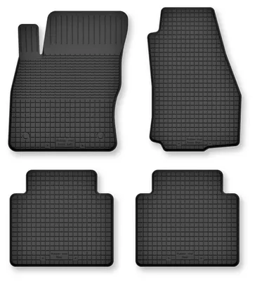 Productafbeelding van Rubberen automatten voor Audi A8 D5 2017-2022 – 4-delig, zwart, op maat – Wielganizator Semi-Universal