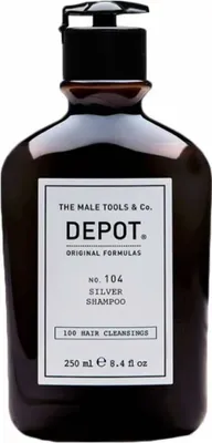 Obrázok produktu pre Depot DEPOT 104 Silver Shampoo 250ml - Na šedivé vlasy