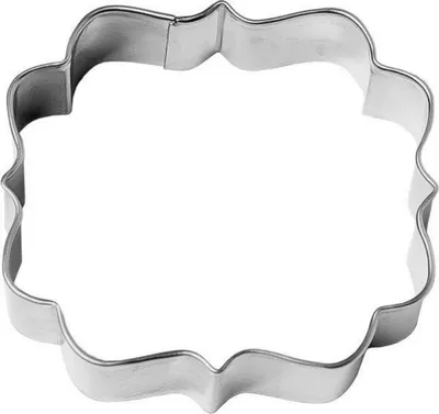Produktbild von Birkmann Ausstechform Etikett Bohème Klein, Ausstecher, Plätzchenform, Keks, Plätzchen, Edelstahl, 6 cm, 196957