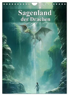 Produktbild von Sagenland der Drachen (Wandkalender 2027 DIN A4 hoch), CALVENDO Monatskalender
