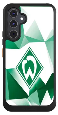Produktbild von NIVOCASE Hülle für Samsung Galaxy A54 5G  Handyhülle NIVOcore Case Schwarz Offizielles Lizenzprodukt SV Werder Bremen Tarnmuster