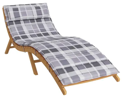 Obrázok produktu pre vidaXL Vankúš na ležadlo, sivý, 180 x 60 x 4 cm, oxfordská tkanina