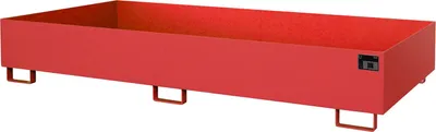 Produktbild von Bauer Regalwanne RW 2700-2, lackiert, Feuerrot