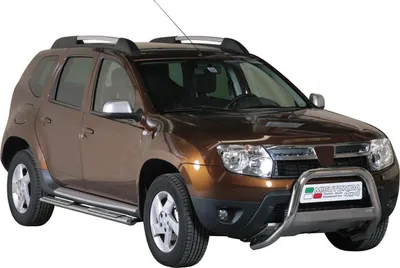 Immagine prodotto di Minigonne laterali in acciaio inox per Dacia Duster 2010-2017 argento