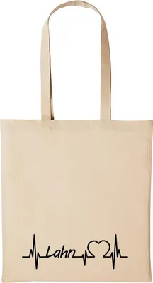 Produktbild von Huuraa Baumwollbeutel Lahn Geschenk Einkaufstasche Natural 10 Liter Baumwolle Lahn Accessoire