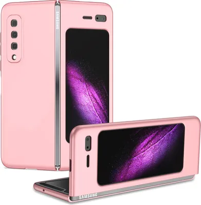 Immagine prodotto di Custodia Samsung Galaxy Fold, custodia rigida sottile in PC resistente ai graffi per Samsung Galaxy Fold 2019 Rosa