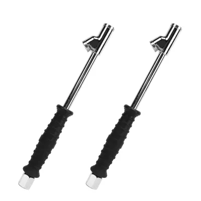 Imagen del producto de Varilla inflable de doble cabezal, varilla para inflar neumáticos de automóvil, herramienta infladora de doble cabezal, varilla para inflado rápido de neumáticos de automóvil, herramienta de reparación de neumáticos, accesorios para inflador de aire