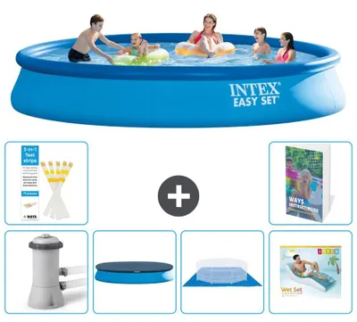 Immagine prodotto di Piscina Easy Set rotonda - 457 x 84 cm - 7 pezzi  S322