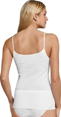 Produktbild von Schiesser Damen Spaghettitop Unterhemd - Luxury Baumwolle, Weiss_200762, 42