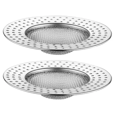 Produktbild von Abflusssieb Spüle Küche Dusche Waschbecken, Spülbecken Küchenspüle Sieb Edelstahl,（Stil:Stil2;）