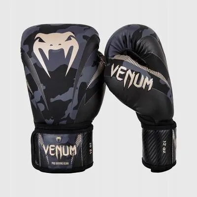 Produktbild von Venum Impact Boxing Gloves Dark Camo Sand Gewicht 10 oz