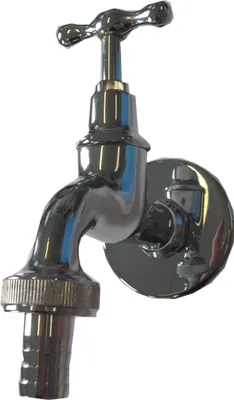 Produktbild von Hochwertiger Wasserhahn von tomco - Outdoorgeeignet und langlebig: aus Messing/Chrom 1/2 Zoll Profi Qualität