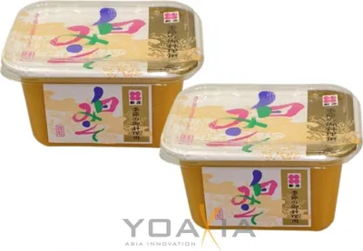 Produktbild von Doppelpack SHINJYO MISO Suppen-Paste, HELL (2x 300g) | Shiro Shiro Miso | Miso Suppe | Japan