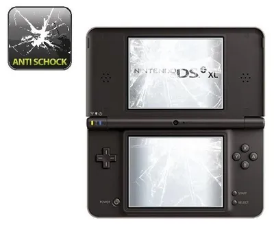 Produktbild von 4x Panzerfolie für Nintendo DSI XL ANTI-SCHOCK Displayschutzfolie HD ULTRA KLAR